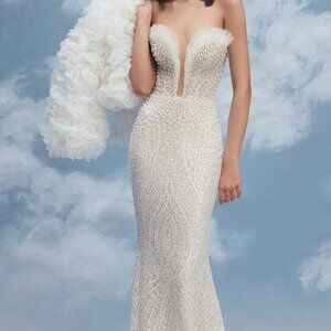 NEW Oksana Chorna Cornelia Beaded Wedding Dress